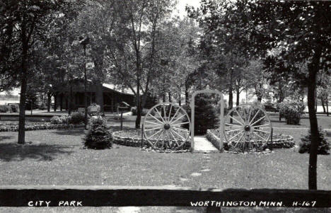 City Park, Worthington Minnesota, 1940's
