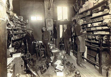 Interior, Zeese's Shoe Store, Aitkin Minnesota, 1924