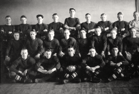 Aitkin Football Team, Aitkin Minnesota, 1927