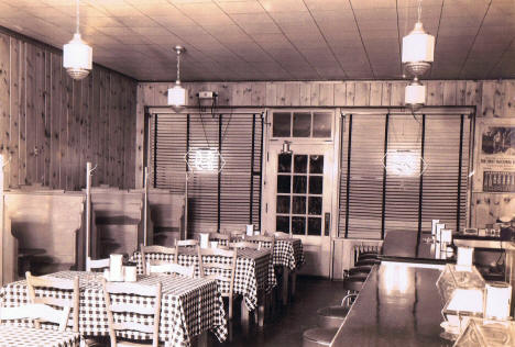 Interior, J and I Cafe, Aitkin Minnesota, 1934
