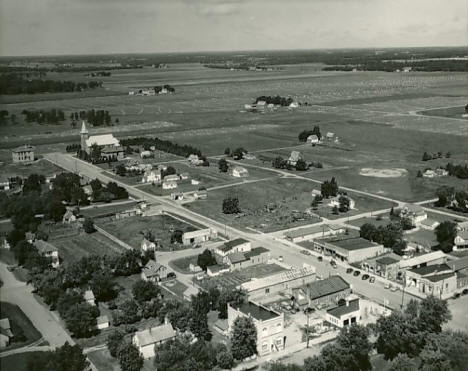 Aerial view, Bowlus Minnesota, 1951