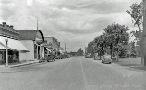 Main Street, Braham Minnesota, 1930's