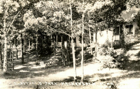 Shattuck's Park, Hackensack Minnesota, 1939