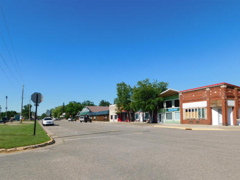 Street scene, Hackensack Minnesota, 2020