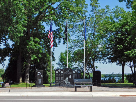 Veterans Memorial, Little Falls Minnesota, 2020