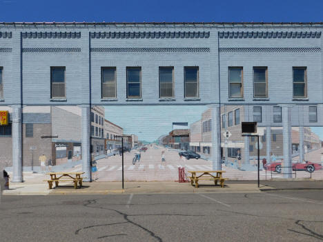 Mural, Little Falls Minnesota, 2020