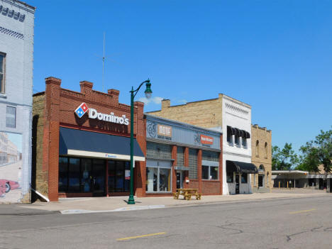Street scene, Little Falls Minnesota, 2020