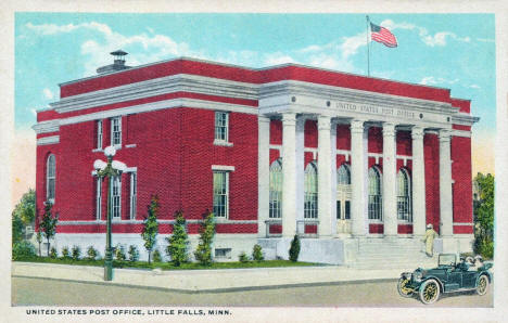 United States Post Office, Little Falls Minnesota, 1920's