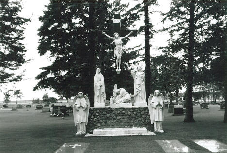 Crucified Jesus Statue, Royalton Cemetery, Royalton Minnesota, 2003