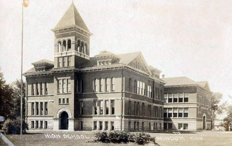 High School, Windom Minnesota, 1910's