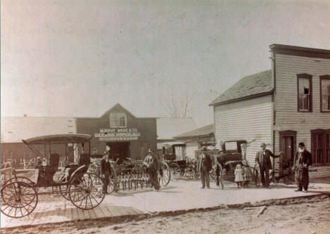 D. D. Murphy's Winnebago dealership in Winnebago, Minnesota, 1898