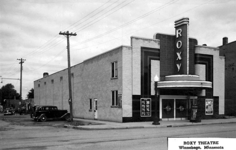 Roxy Theatre, 61 S Main Street, Winnebago Minnesota, 1930's