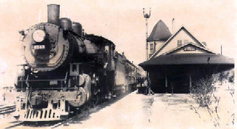 Railroad Depot, Wyoming Minnesota, 1920's