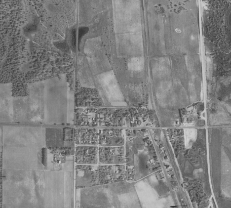 Aerial view, Zimmerman Minnesota, 1939