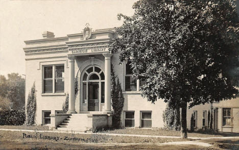 Public Library, Zumbrota Minnesota, 1910's