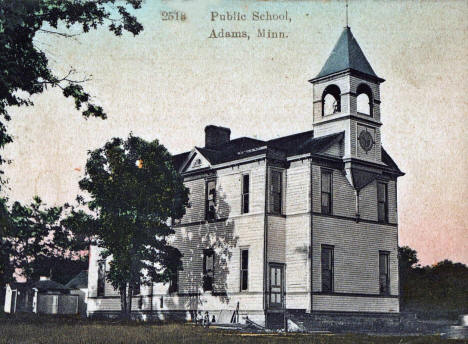Public School, Adams, Minnesota, 1910s