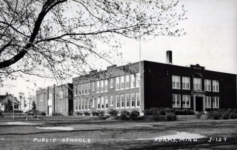 Public School, Adams, Minnesota, 1955