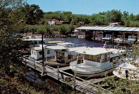 Marina with Catfish Saloon in backround, Afton, Minnesota, 1960s