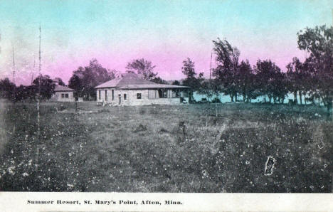 Summer Resort, St. Mary's point, Afton, Minnesota, 1911