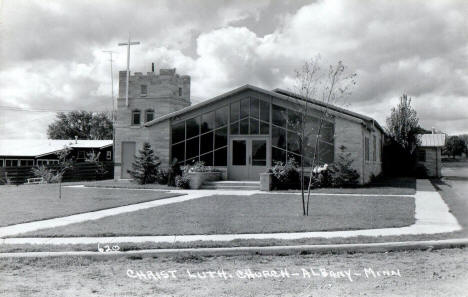 Christ Lutheran Church, Albany, Minnesota, 1960s (now Our Savior Lutheran Church)