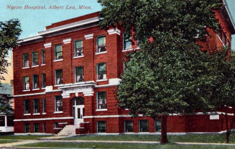 Naeve Hospital, Albert Lea, Minnesota, 1916