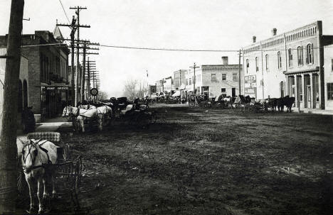 Street scene, Belle Plaine, Minnesota, 1905