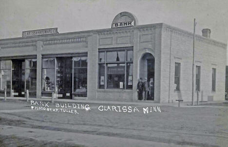 Bank and Hardware Store, Clarissa, Minnesota, 1909 
