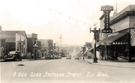 Sheridan Street, Ely, Minnesota, 1938