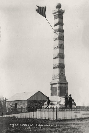 Monument at Fort Ridgely near Fairfax, Minnesota, 1913
