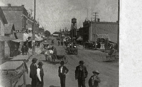 Looking East on First Street, Fairmont, Minnesota, 1907