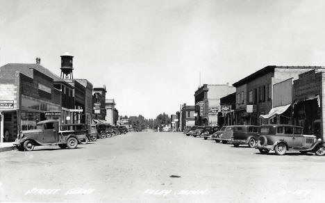 Street scene, Foley Minnesota, 1930s