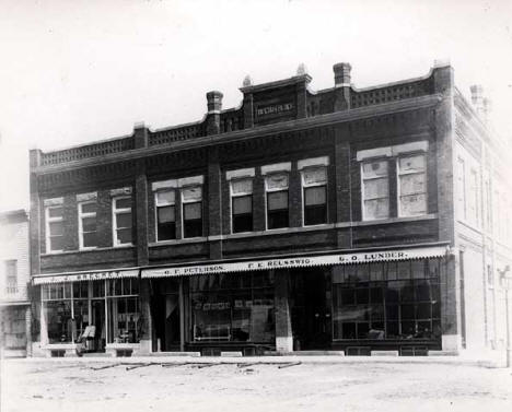 The Hector Block, Hector, Minnesota, 1900