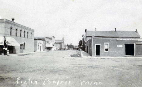 Street scene, Lester Prairie, Minnesota, 1908 