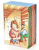 Little House 4-Book Box Set: Little House in the Big Woods, Farmer Boy, Little House on the Prairie, On the Banks of Plum Creek