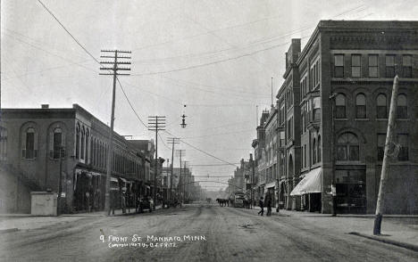 Front Street, Mankato, Minnesota, 1907