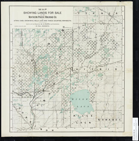 Northern Pacific Land for Sale in Northern Minnesota, 1894