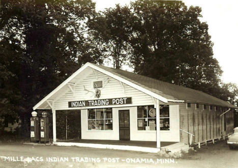 Indian Trading Post, Onamia, Minnesota, 1950s