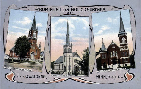 Catholic Churches of Owatonna, Minnesota, 1910s