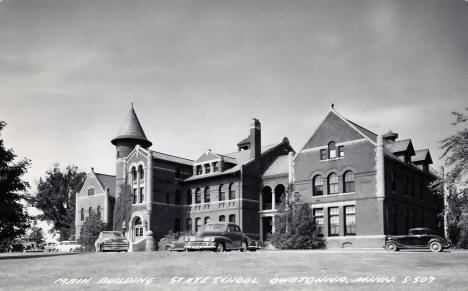 Main Building at the State School in Owatonna, Minnesota, 1950s