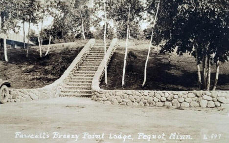 Fawcett's Breezy Point Lodge,  Pequot, Minnesota, 1934