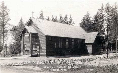 St. Alice's Catholic Church, Pequot, Minnesota, 1930s