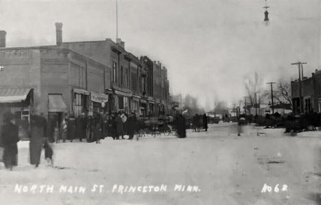 North Main Street, Princeton, Minnesota, 1910s