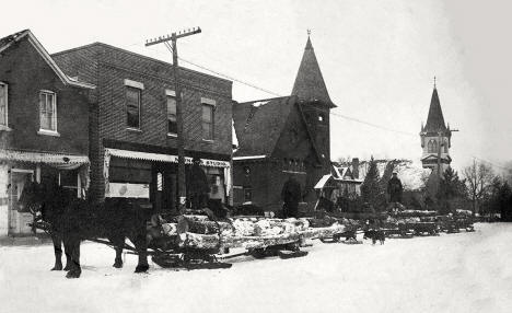 Street scene, Silver Lake, Minnesota, 1914