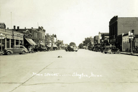 Main Street, Slayton, Minnesota, 1940s