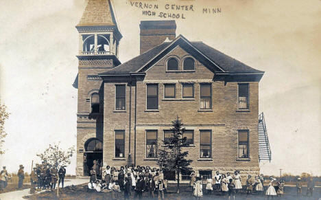 High School, Vernon Center, Minnesota, 1908