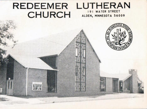 Redeemer Lutheran Church, Alden, Minnesota, 1981