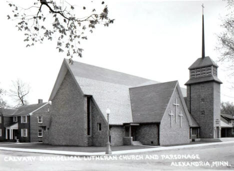 Calvary Evngelical Lutheran Church, Alexandria, Minnesota, 1950s