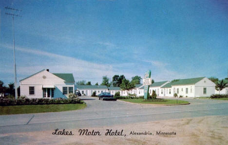 Lakes Motor Hotel, Alexandria, Minnesota, 1960s