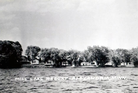 Mill Lake Resort, Alexandria, Minnesota, 1960s