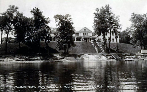 Dickenson Inn, Geneva Beach, Alexandria, Minnesota, 1923